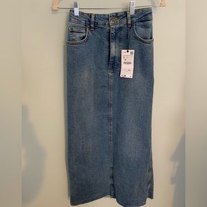 NWT Zara Denim Skirt